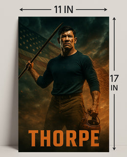Thorpe A Legacy Of Strength Poster PosterGoat