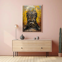 Throne of Swords Epic Fantasy Art Poster PosterGoat