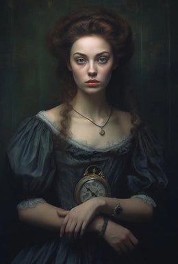 Timeless Elegance in Classical Portraiture Heritage Poster PosterGoat