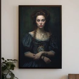 Timeless Elegance in Classical Portraiture Heritage Poster PosterGoat