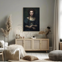 Timeless Elegance in Classical Portraiture Heritage Poster PosterGoat