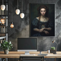 Timeless Elegance in Classical Portraiture Heritage Poster PosterGoat