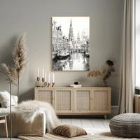 Timeless European Canal Scene Architectural Art Print - Travel Poster PosterGoat