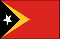 Timor-Leste National Flag Bold Patriotic Country Flag Poster PosterGoat