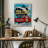 Titanic II Nautical Voyage Retro Travel Poster PosterGoat