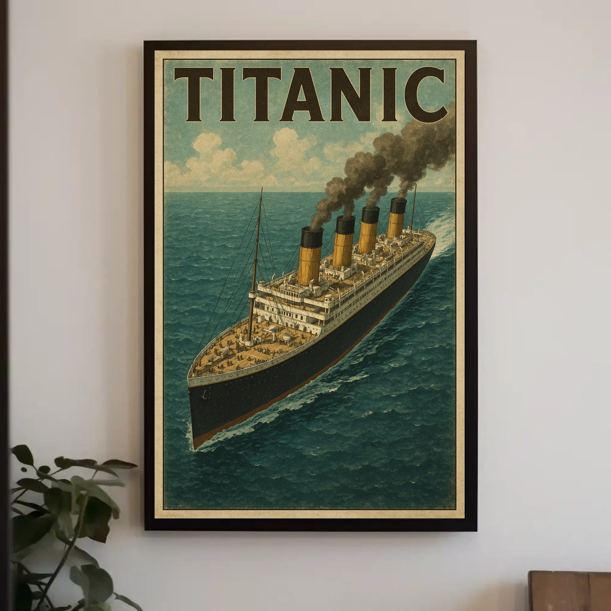 Titanic Iconic Ocean Liner Poster PosterGoat