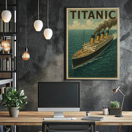 Titanic Iconic Ocean Liner Poster PosterGoat