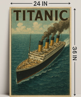 Titanic Iconic Ocean Liner Poster PosterGoat