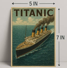 Titanic Iconic Ocean Liner Poster PosterGoat