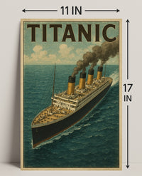 Titanic Iconic Ocean Liner Poster PosterGoat