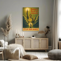 Today's Torch of Liberty Political or Propaganda Poster PosterGoat