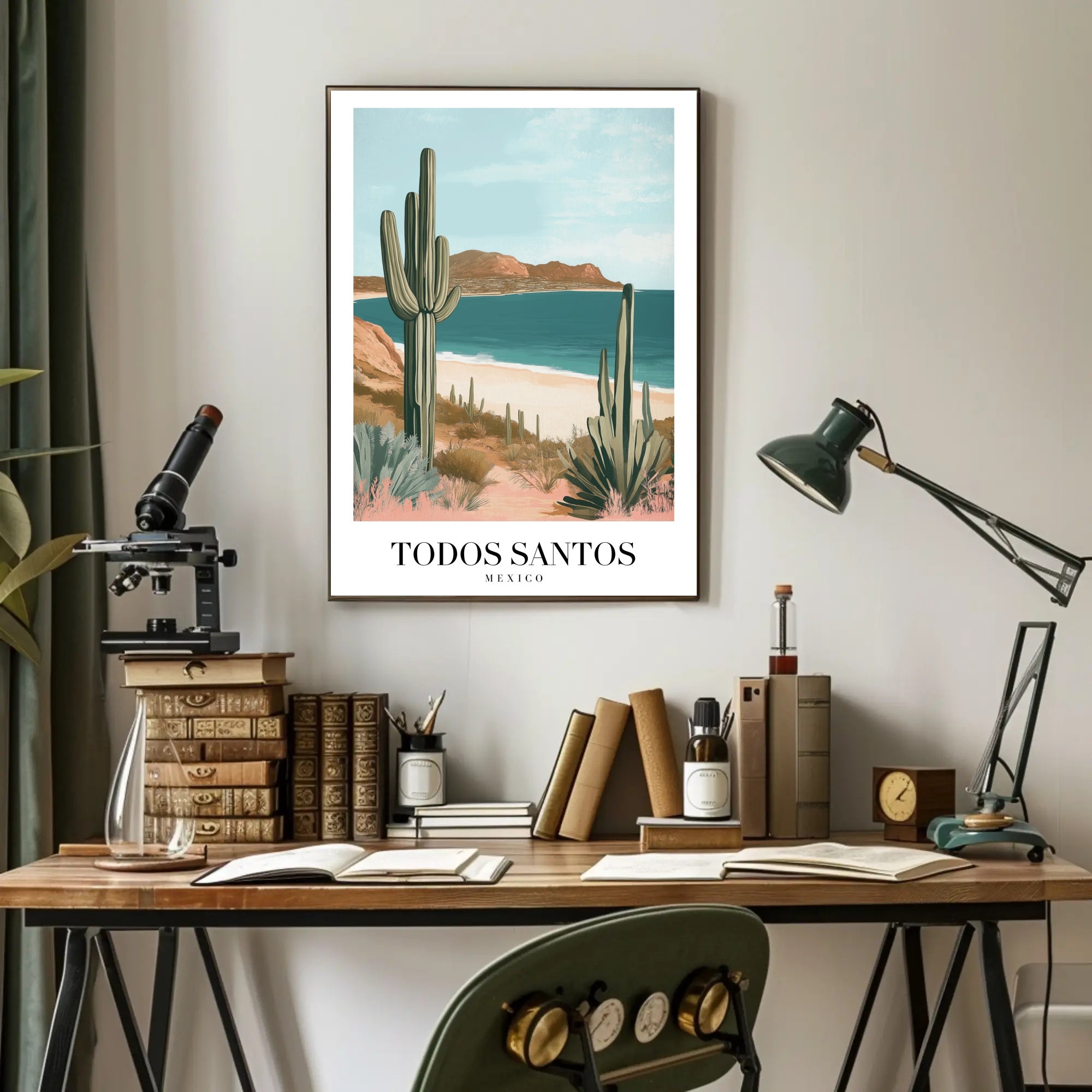 Todos Santos Scenic Travel Poster PosterGoat