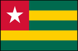 Togo Flag Design for Country Flag Poster PosterGoat