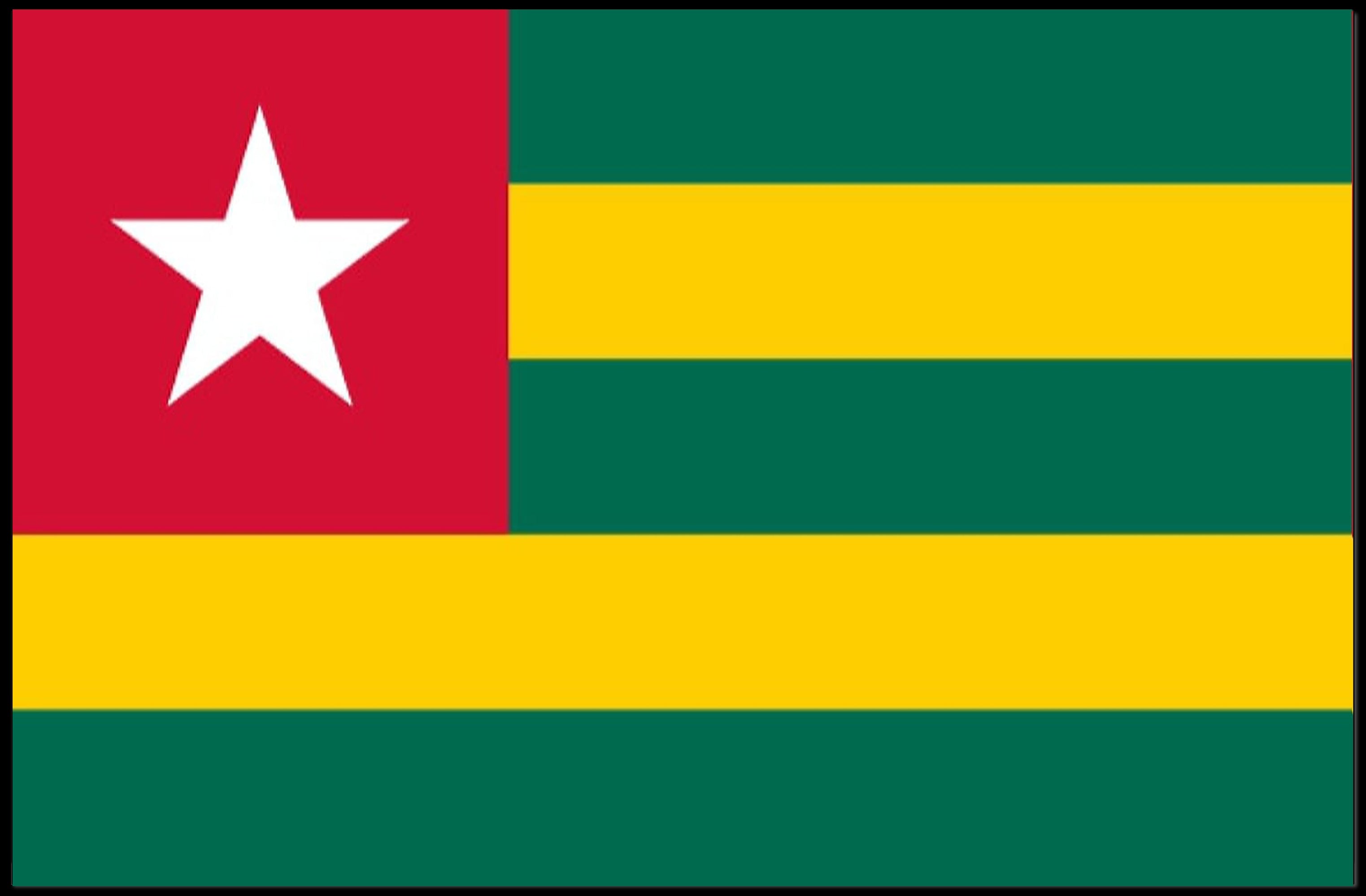 Togo Flag Design for Country Flag Poster PosterGoat
