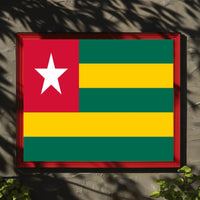 Togo Flag Design for Country Flag Poster PosterGoat