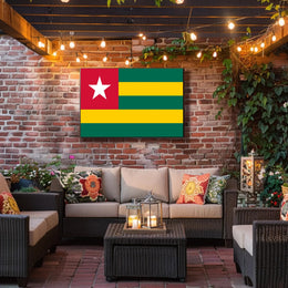 Togo Flag Design for Country Flag Poster PosterGoat