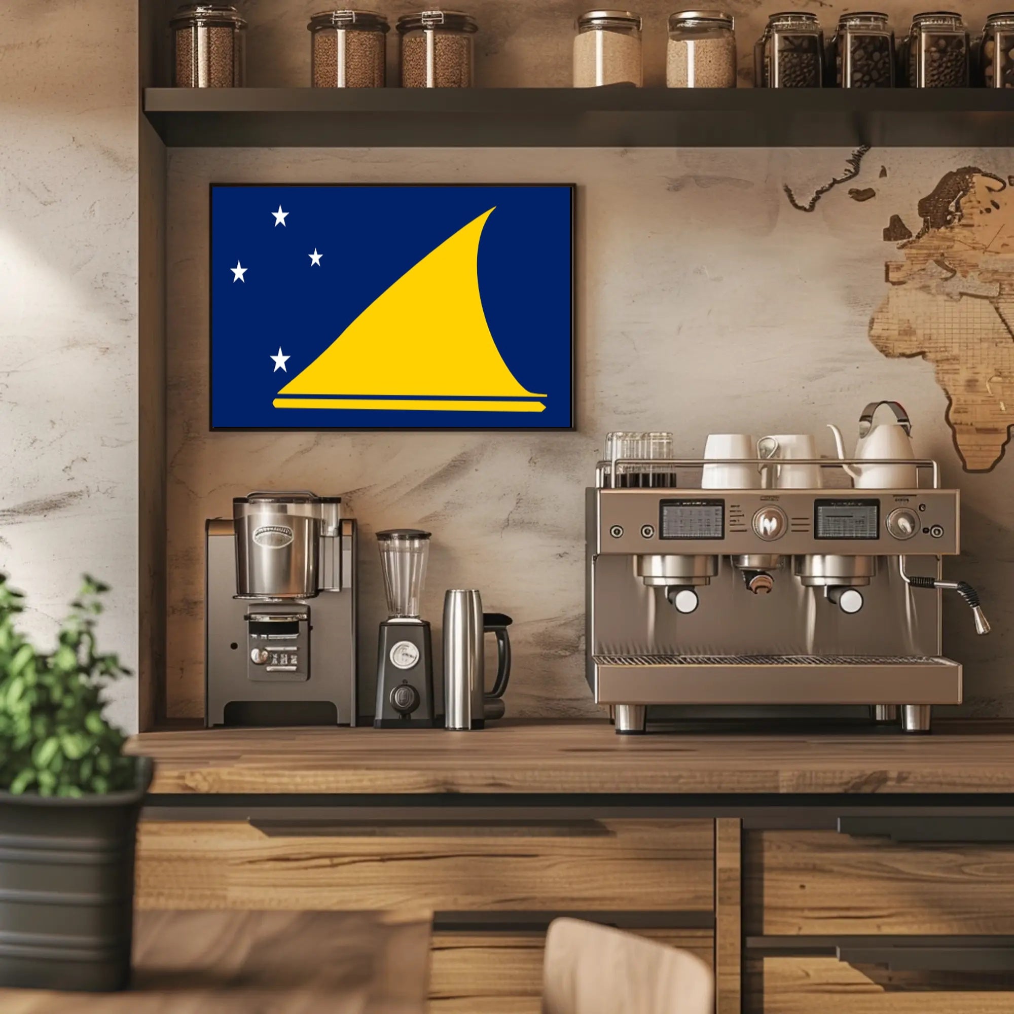Tokelau Flag Patriotic Art: Country Flag Poster PosterGoat