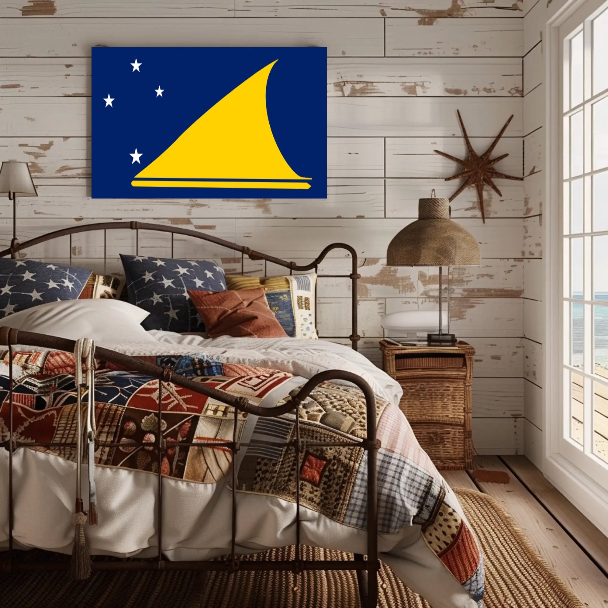 Tokelau Flag Patriotic Art: Country Flag Poster PosterGoat