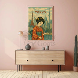 Tokyo Modernity Meets Tradition Cultural or Heritage Poster PosterGoat