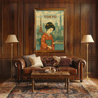 Tokyo Modernity Meets Tradition Cultural or Heritage Poster PosterGoat