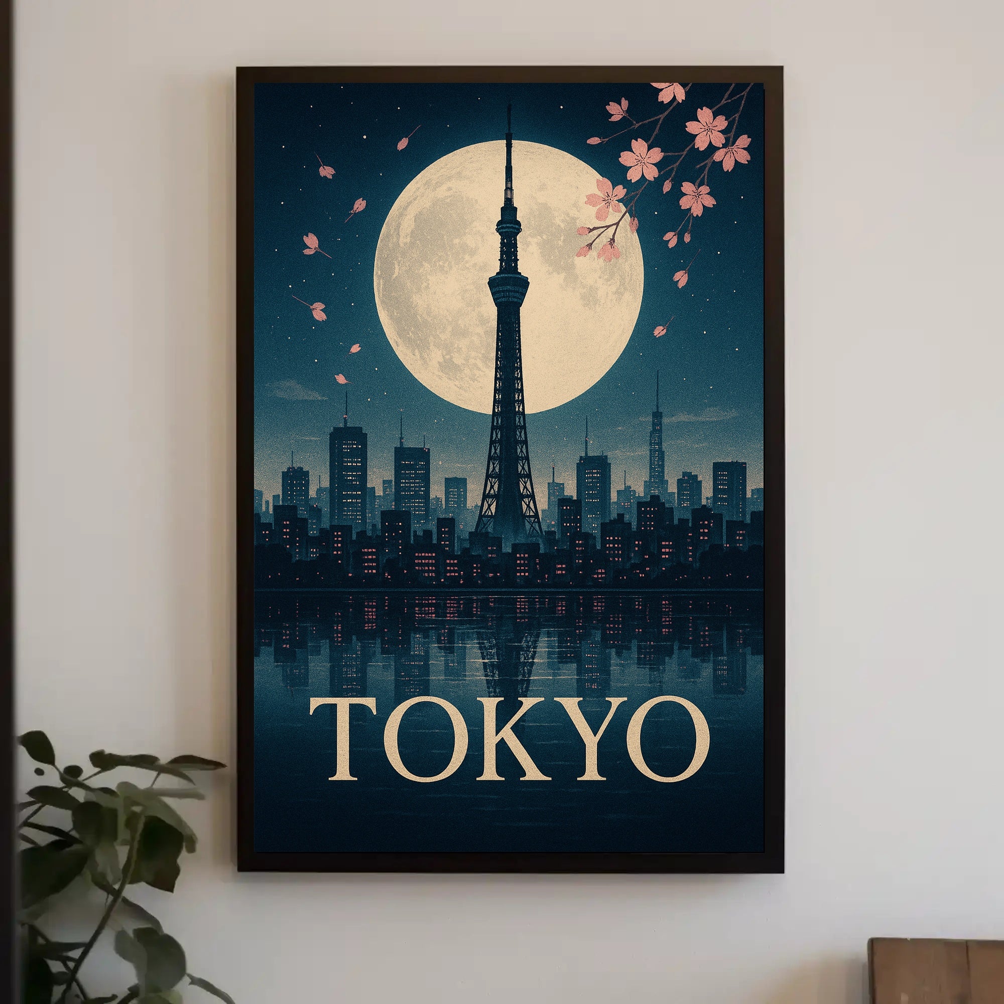 Tokyo Nightscape Poster PosterGoat