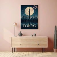 Tokyo Nightscape Poster PosterGoat