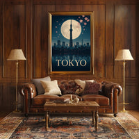 Tokyo Nightscape Poster PosterGoat