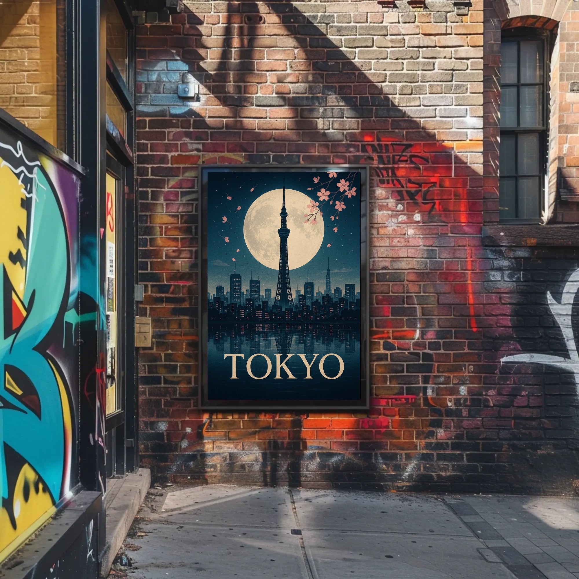 Tokyo Nightscape Poster PosterGoat