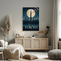 Tokyo Nightscape Poster PosterGoat