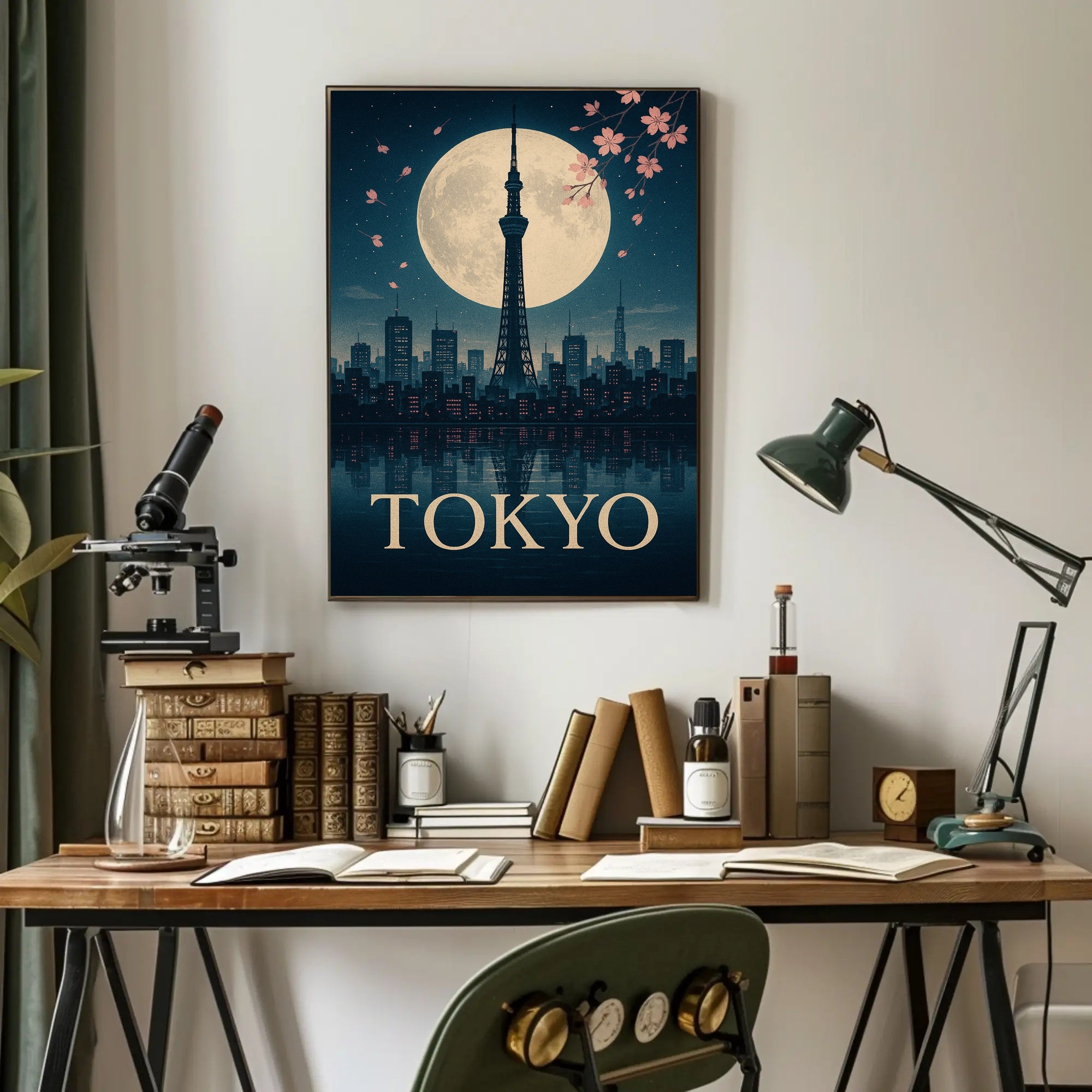 Tokyo Nightscape Poster PosterGoat