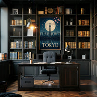 Tokyo Nightscape Poster PosterGoat
