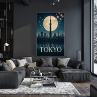 Tokyo Nightscape Poster PosterGoat