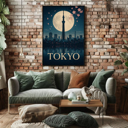 Tokyo Nightscape Poster PosterGoat
