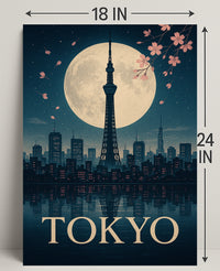 Tokyo Nightscape Poster PosterGoat