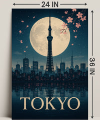 Tokyo Nightscape Poster PosterGoat