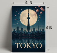 Tokyo Nightscape Poster PosterGoat