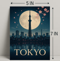 Tokyo Nightscape Poster PosterGoat