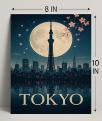 Tokyo Nightscape Poster PosterGoat