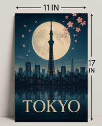 Tokyo Nightscape Poster PosterGoat