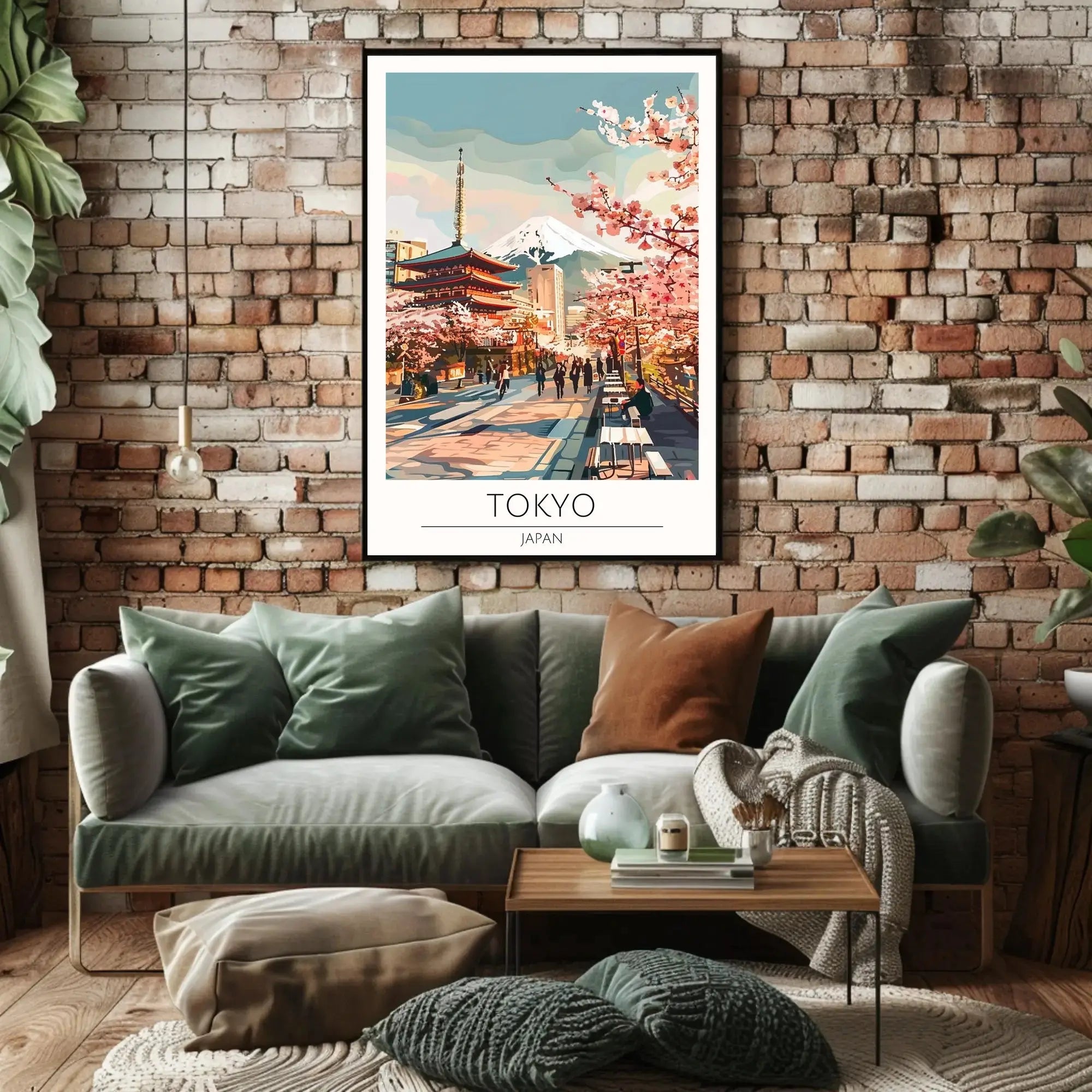 Tokyo Spring Harmony Travel Poster PosterGoat