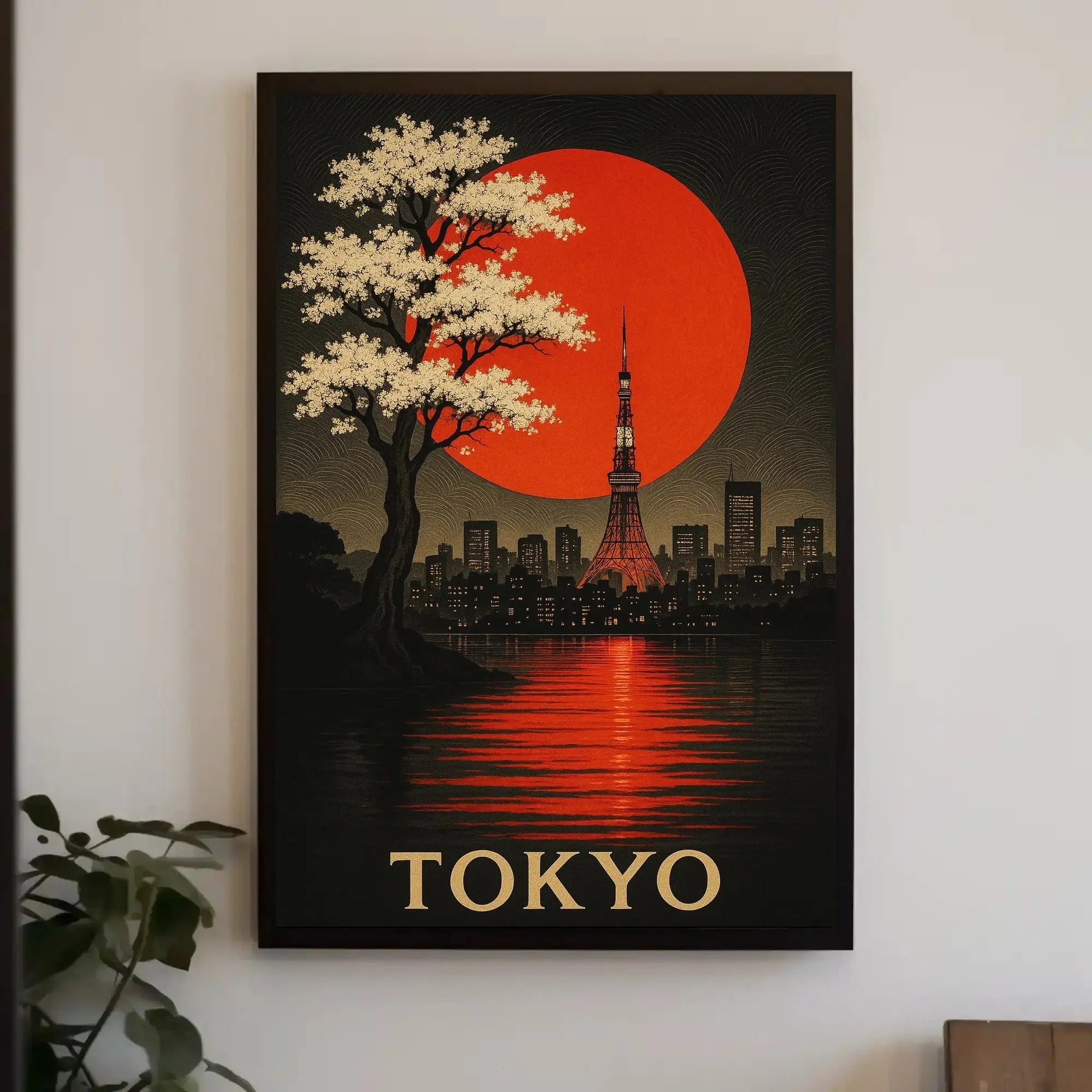 Tokyo Sunrise Art Print: Cultural and Heritage Poster PosterGoat