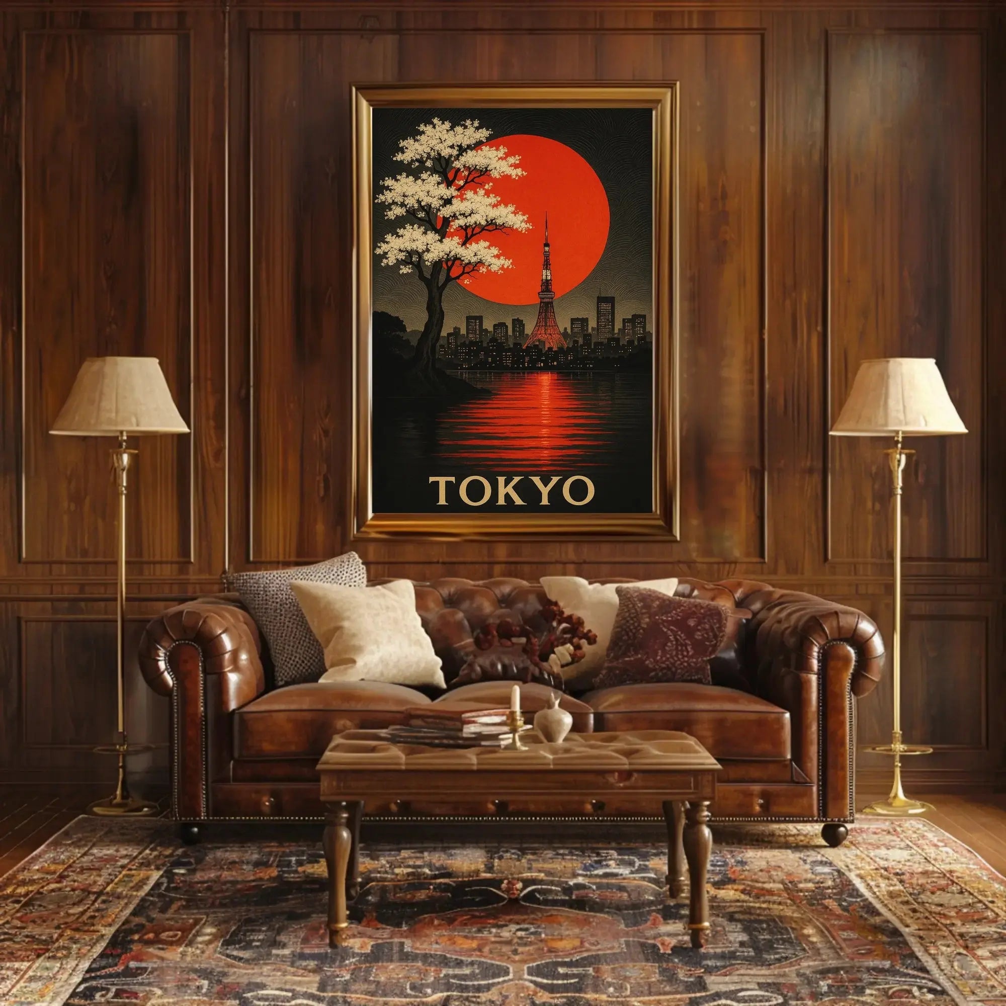 Tokyo Sunrise Art Print: Cultural and Heritage Poster PosterGoat