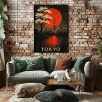 Tokyo Sunrise Art Print: Cultural and Heritage Poster PosterGoat