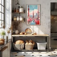 Tokyo's Fusion of Tradition and Modernity Travel Poster PosterGoat
