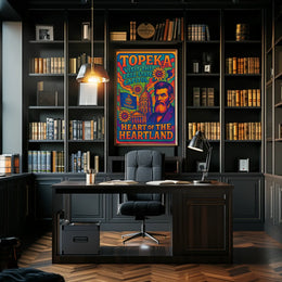 Topeka's Heritage Vibrantly Celebrated in Cultural or Heritage Poster PosterGoat
