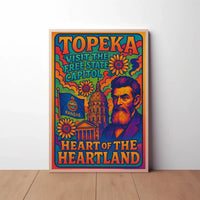 Topeka's Heritage Vibrantly Celebrated in Cultural or Heritage Poster PosterGoat