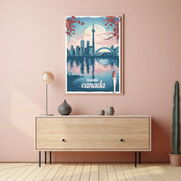 Toronto Skyline Reflection: Urban or Cityscape Poster PosterGoat