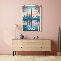 Toronto Skyline Reflection: Urban or Cityscape Poster PosterGoat