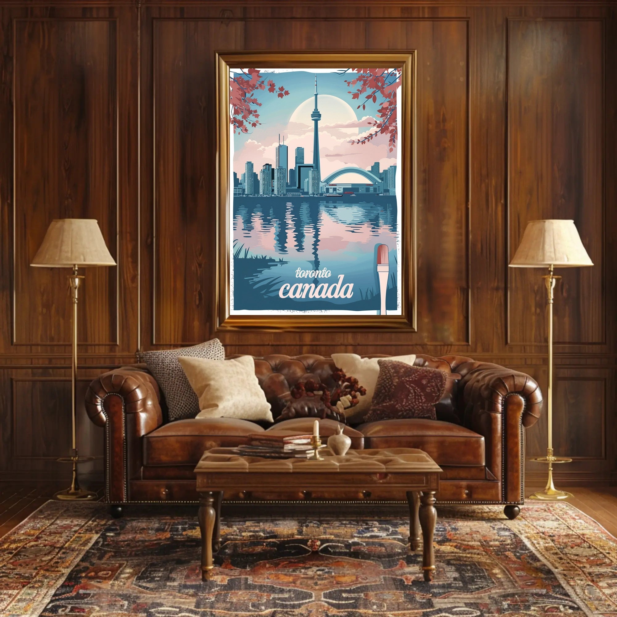 Toronto Skyline Reflection: Urban or Cityscape Poster PosterGoat