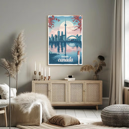 Toronto Skyline Reflection: Urban or Cityscape Poster PosterGoat